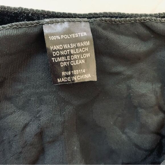 Burnout Velvet Sheer Floral Fringe Shawl Wrap Scarf Whimsigoth Date Party - Picture 7 of 8